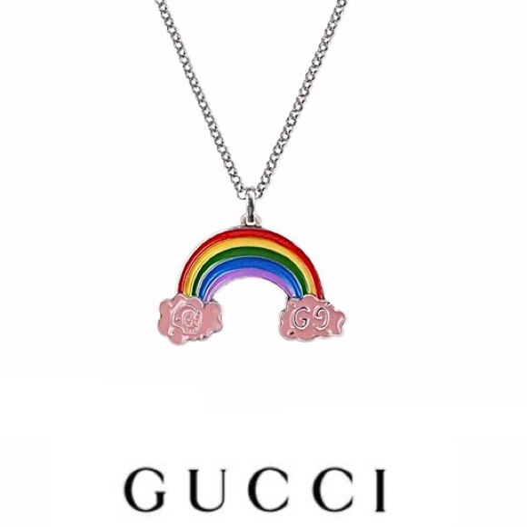 gucci rainbow necklace